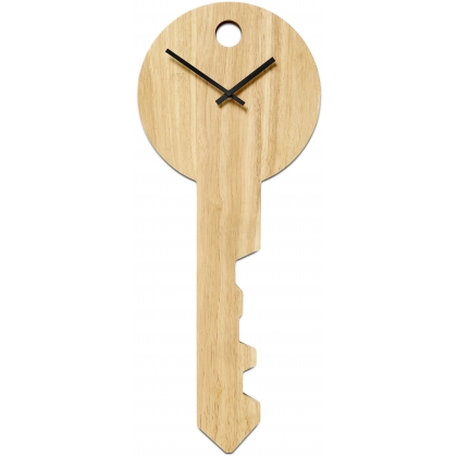 Key hodiny - gumovníkové dřevo/černá
