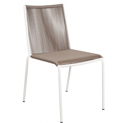 LYON Židle - šedohnědá-3