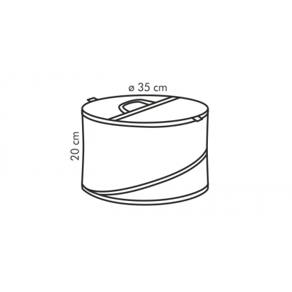 Tescoma poklop na potraviny DELÍCIA ø 35 cm, barva-5