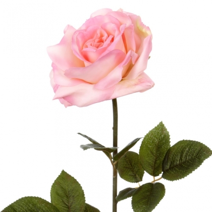FLORISTA Růže 64 cm - sv. růžová-3