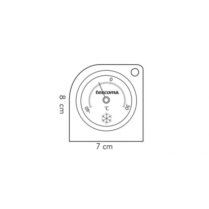 TESCOMA teploměr do ledničky/mrazničky GRADIUS-2