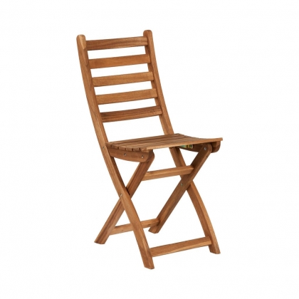 LODGE Skládací židle - přírodní-2