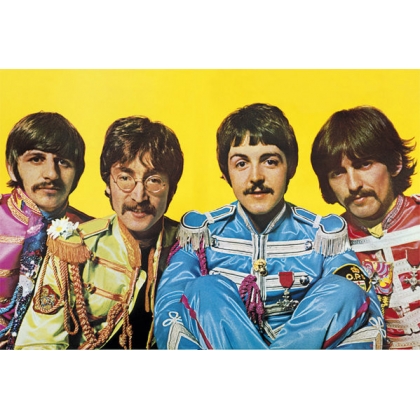 Posters Plakát, Obraz - Beatles - Lonely Hearts Club, (91,5 x 61 cm)
