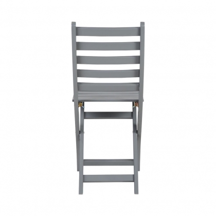 LODGE Skládací židle - šedá-3