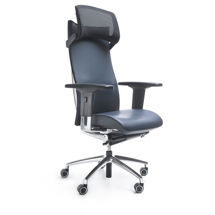 Action kancelářská židle modrá-2