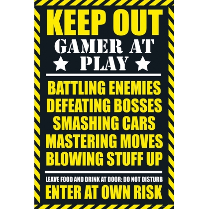 Posters Plakát, Obraz - Gaming - keep out, (61 x 91,5 cm)