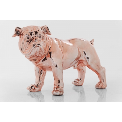 Dekorativní figurka  Bulldogge Rosegold 42cm