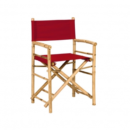 BOLLYWOOD Režisérská židle - červená-2
