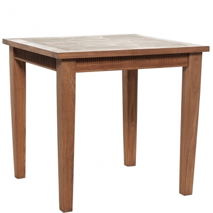 TEAK TIME Dřevěný stůl s řezbou-2