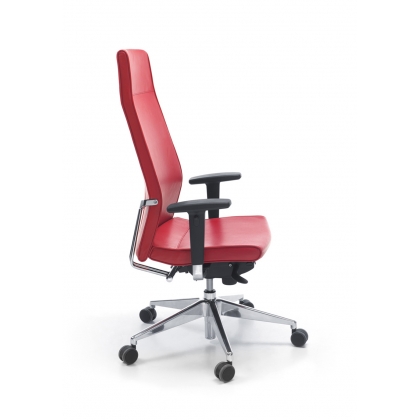 Active kancelářská židle červená-2