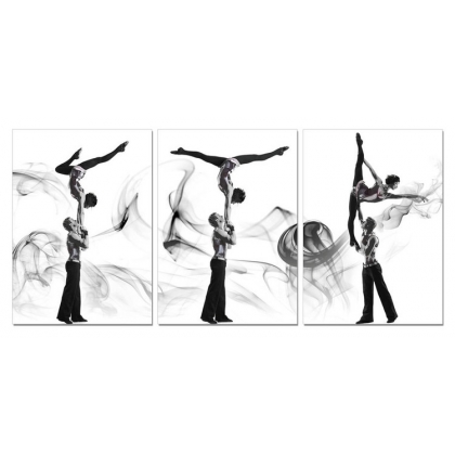 Posters Obraz na zeď - Pár akrobatických tanečníku, (150 x 70 cm)