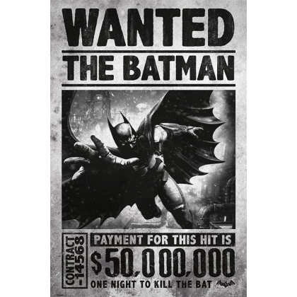 Posters Plakát, Obraz - BATMAN ARKHAM ORIGINS - wanted, (61 x 91,5 cm)