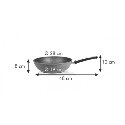 TESCOMA wok i-PREMIUM Stone ø 28 cm-2