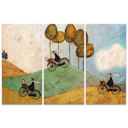 Posters Obraz na plátně Sam Toft - Just One More Hill, (150 x 100 cm)