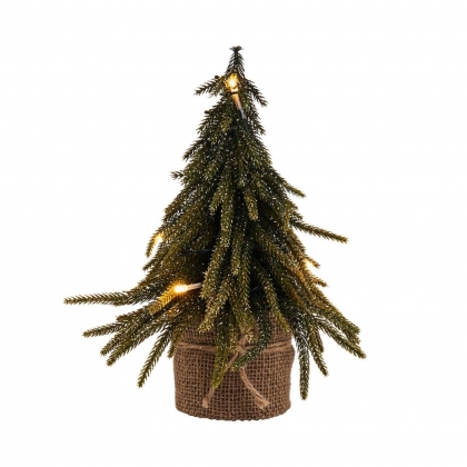 TREE OF THE MONTH Vánoční stromek se zlatými elementy malý-2