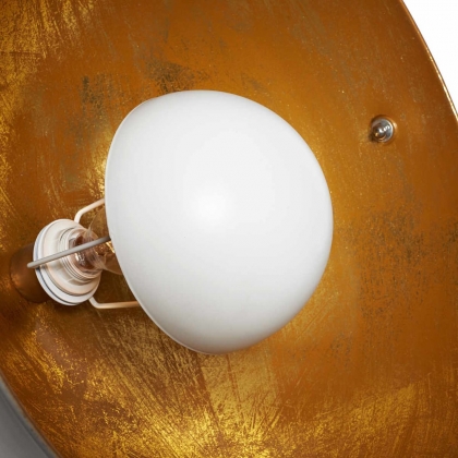 SATELLIGHT Stojací lampa - bílá/zlatá-5