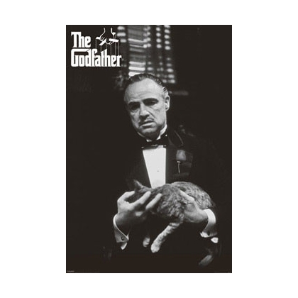 Posters Plakát, Obraz - The Godfather - cat (B&W), (61 x 91,5 cm)