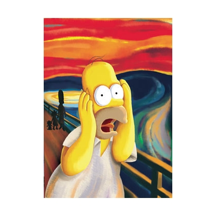 Posters Plakát, Obraz - THE SIMPSONS - scream, (61 x 91,5 cm)