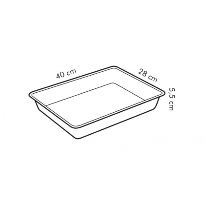TESCOMA plech na pečení hluboký DELÍCIA 40x28 cm-2
