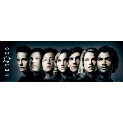 Posters Plakát, Obraz - HEROES - cast, (158 x 53 cm)