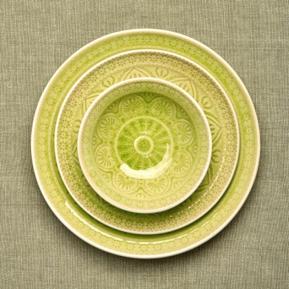 SUMATRA Talíř 21 cm - limetová-3