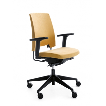 Arca kancelářská židle žlutá-2
