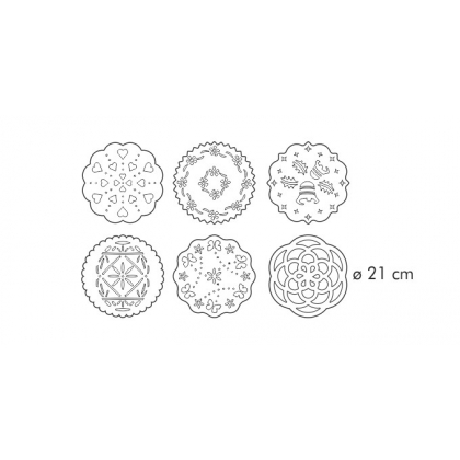 TESCOMA šablony na zdobení DELÍCIA, 6 ks-4