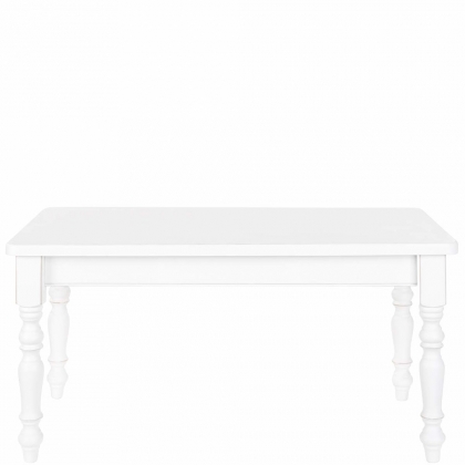 CAMPAGNE Stůl borovice 150x80 cm - bílá-4