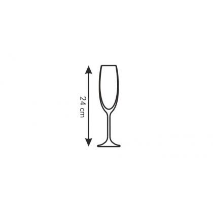 TESCOMA sklenice na šampaňské CHARLIE 220 ml, 6 ks-2