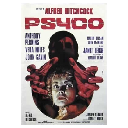 Posters Plakát, Obraz - Psycho - Italsky, (70 x 100 cm)