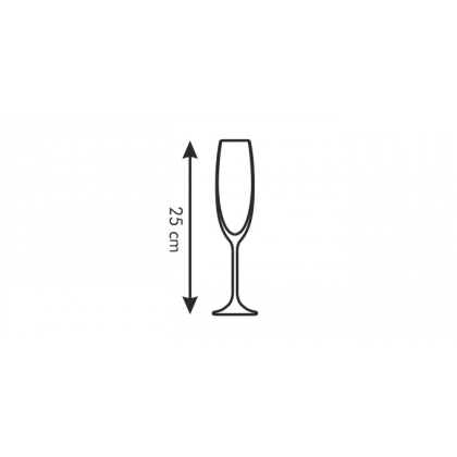 TESCOMA sklenice na šampaňské SOMMELIER 210 ml, 6 ks-2