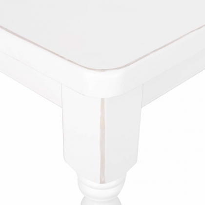 CAMPAGNE Stůl borovice 150x80 cm - bílá-5