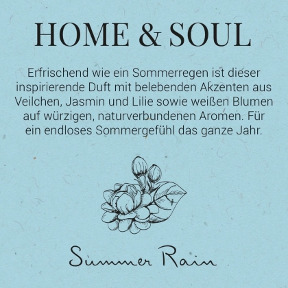 HOME & SOUL Vůně do bytu Summer Rain - 100ml-3