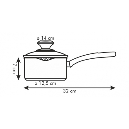 TESCOMA rendlík PRESTO s nálevkou a poklicí ø 14 cm, 0.75 l-2