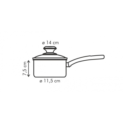 TESCOMA rendlík PRESTO s poklicí ø 14 cm, 1.0 l, antiadhezní povlak-2