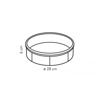 Tescoma forma na dort DELÍCIA SILICONE ø 28 cm, žlutá-3