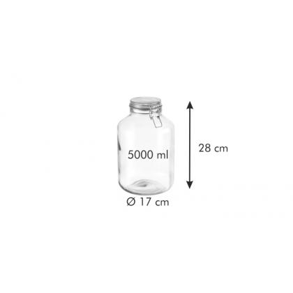 TESCOMA zavařovací sklenice s klipem DELLA CASA 5000 ml-3