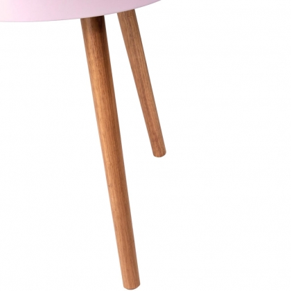 SWING TIME Příruční stolek - růžová-3