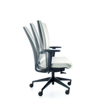 Veris kancelářská židle bílá-3