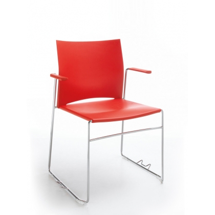 Ariz plastová židle s područkama-2
