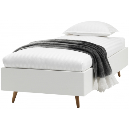 Lugano jednolůžková postel bílá