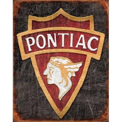 Posters Plechová cedule PONTIAC - 1930 logo, (31,5 x 40 cm)