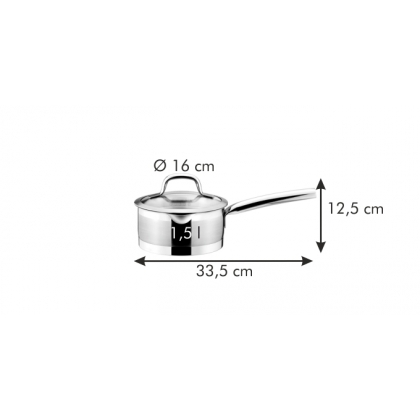 TESCOMA rendlík PRESIDENT s cedicí poklicí ø 16 cm, 1.5 l-2