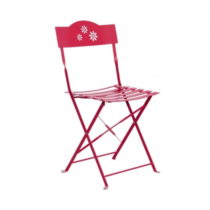 DAISY JANE Skládací židle - červená-2
