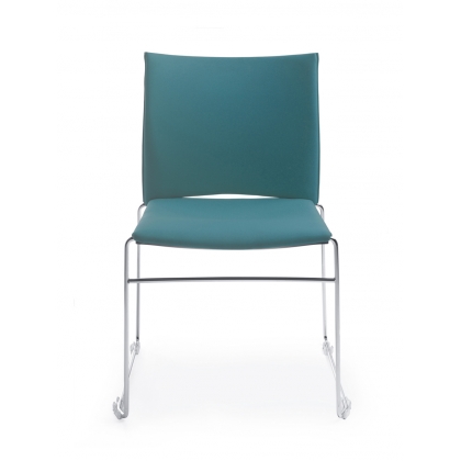 Ariz čalouněná židle modrá