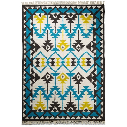 Peru koberec tyrkysový-2