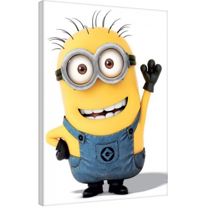 Posters Obraz na plátně Mimoni (Já, padouch) - Minion Wave, (60 x 80 cm)