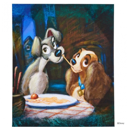 DISNEY Plátno Lady & Tramp