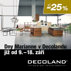 Dny Marianne v Decoland a BoConcept již dnes!