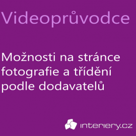 Videoprůvodce 2. díl - Možnosti na stránce fotografie a třídění podle dodavatelů-2